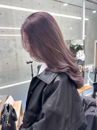 ロング welring hair salon所属・azusa/心斎橋/ ハイトーンカラーのヘアスタイル