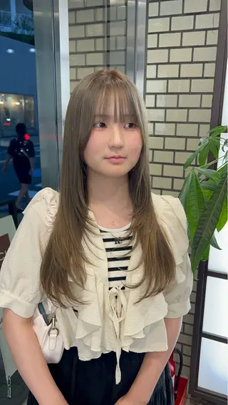 ロング 🌞レイヤー×カラー 前川那津美🌞のヘアスタイル