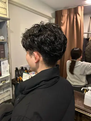 パーマ 小澤 一稀のヘアスタイル