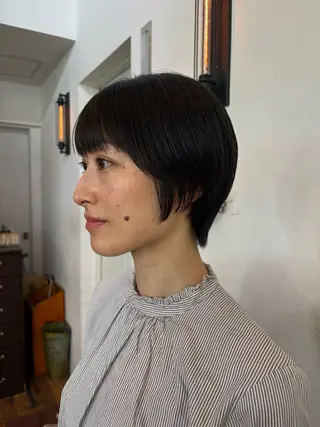 ショート 似合わせカット‪// 鶴我万唯華のヘアスタイル