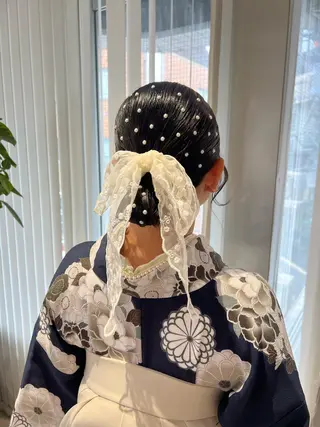 ロング ヘアアレンジ SALOWIN川崎WEST店所属・🌷川崎/アレンジ/ 暖色ボブ/コトネ🌷のヘアスタイル