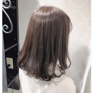 ミディアム カラー 韓国ヘア ♡tomimaのヘアスタイル
