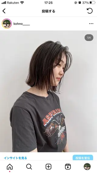 ショート カラー KOHNO/ブリーチ なし/透明感カラーのヘアスタイル