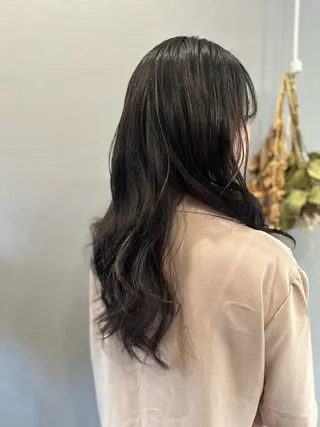 ロング カラー K Harukaのヘアスタイル
