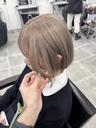 ショート カラー PELE SAKAE所属・PELE/栄/ SOAのヘアスタイル