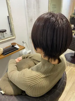 ショート カラー CIEN所属・松下 育未のヘアスタイル