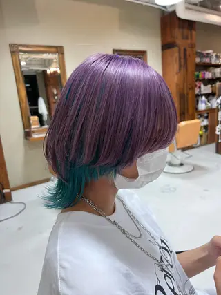 ショート カラー 矢場町/栄/上前津/ 佐藤祐希のヘアスタイル