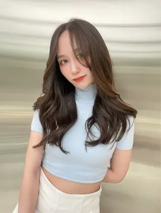 ロング REDEAL SHIBUYA所属・maya/レイヤー カット/ミインパーマのヘアスタイル