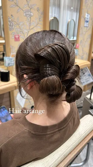 ヘアアレンジ 細包 夕貴のヘアスタイル