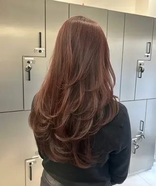 ロング 大人レイヤー/艶髪 🇺🇸TOMONAのヘアスタイル