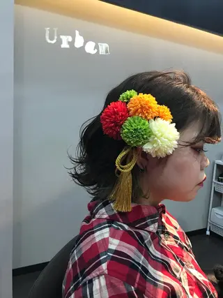 ミディアム ヘアアレンジ 立川、北口.ans 黒木 和大のヘアスタイル