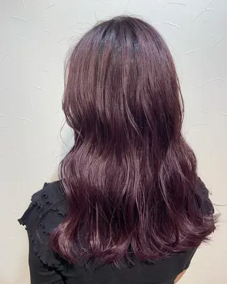 セミロング カラー ♡ma ki♡のヘアスタイル