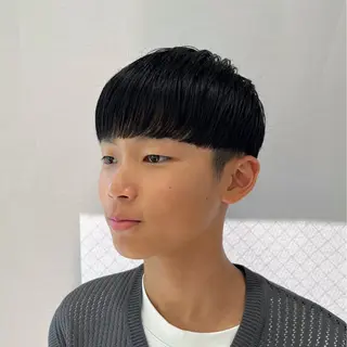 メンズ 押上/ショート・ボブ /パーマ/山口卓朗のヘアスタイル