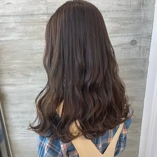 セミロング カラー ParveMix 🩶🫧入江 香名のヘアスタイル