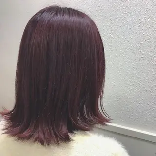 ミディアム カラー にった みずきのヘアスタイル