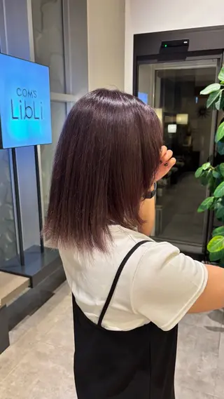 ミディアム com’sLibli 澤井凜のヘアスタイル