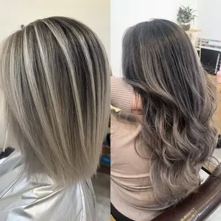 ロング カラー 安藤 聖麻のヘアスタイル