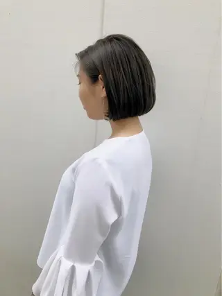 ショート カラー ノグチ ユウキ/ボブのヘアスタイル