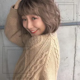 ミディアム カラー パーマ 🍊千葉 未来🍊店長のヘアスタイル