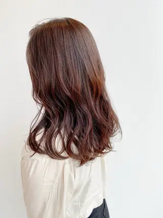 ロング カラー パライソ南公園店小嶋 さつきのヘアスタイル