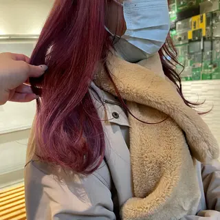 ロング カラー nameless miichiのヘアスタイル