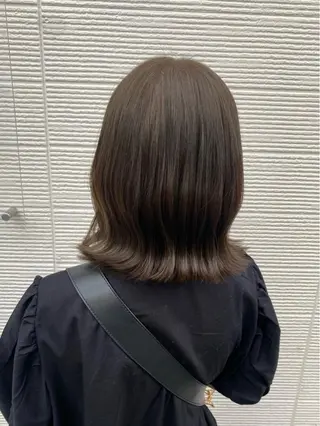 ミディアム カラー Rinka/梅田/ 透け感カラー🤎のヘアスタイル