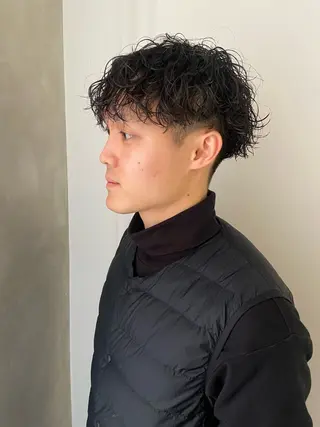 ショート メンズ RIN⌇ メンズ⌇ 艶カラー🌙のヘアスタイル