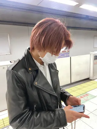 メンズ 縮毛矯正、 押野七大のヘアスタイル
