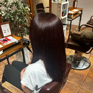 セミロング カラー さくら/ メンズパーマモデルのヘアスタイル