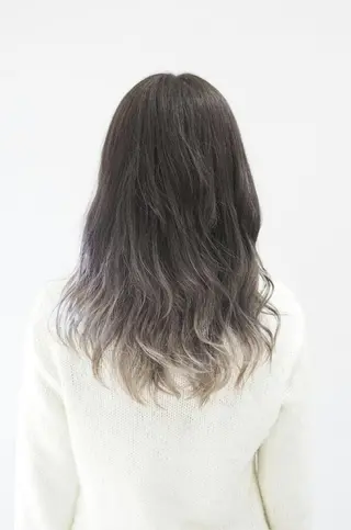 ミディアム ロング カラー Luxian所属・辻 竜也　のヘアスタイル