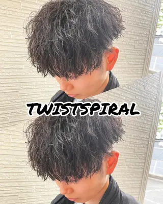 メンズ 仙台/メンズ/ フェザー/リョウのヘアスタイル