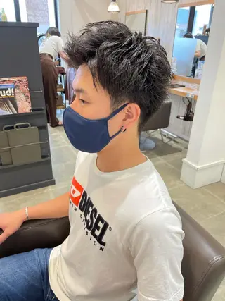 ショート メンズ 細沼 葵のヘアスタイル