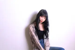 ロング カラー NIFTY chiren ニフティ チレン所属・永野 成知のヘアスタイル