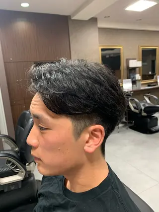メンズ バーバーショップ涼桜新町店所属・田中大 パーマ/メンズカットのヘアスタイル
