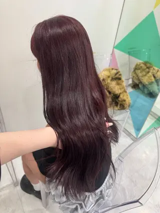 ロング カラー ダメージレスハイ トーン💖kanonのヘアスタイル