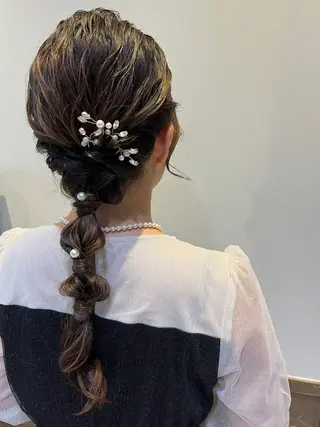 セミロング ❁ヘアメ❁ YUMI ❁ゆみ❁横浜桜木町のヘアスタイル