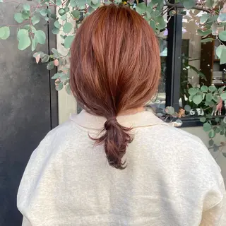 ミディアム カラー ヘアアレンジ 比嘉 陽のヘアスタイル