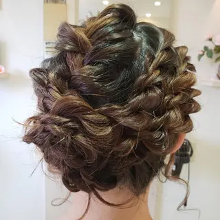 ヘアアレンジ 蓑輪 暁世のヘアスタイル