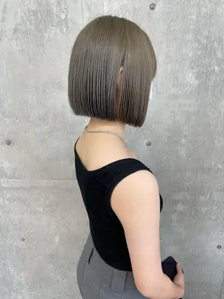 ショート カラー 日韓レイヤー🇰🇷 艶カラー/ナカネのヘアスタイル