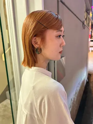 ミディアム sliver renのヘアスタイル