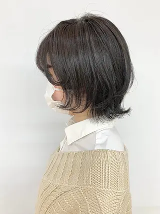 ミディアム 相馬 一真のヘアスタイル