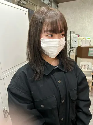 ミディアム カラー イチカワ ミオ/ minim hairのヘアスタイル