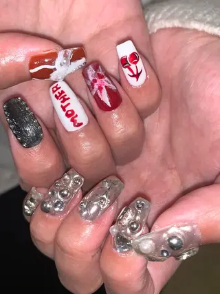 ネイル NES NAIL所属・さゆり￤推しキャラ ￤ロングネイル🩷のネイルデザイン