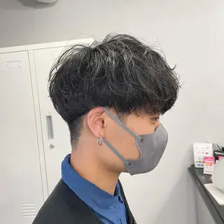 ショート パーマ メンズ メンズ特化美容師/ 藤戸 椋のヘアスタイル