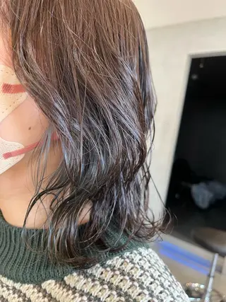 ミディアム JUNO所属・阪神西宮★JUNO 川﨑温子のヘアスタイル