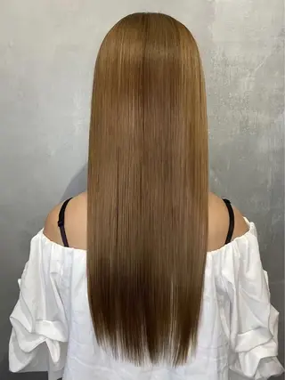 ロング ツバサ 髪質改善のヘアスタイル