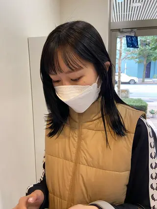 ロング ボブ/透明感カラー 🧸YUI❤️のヘアスタイル