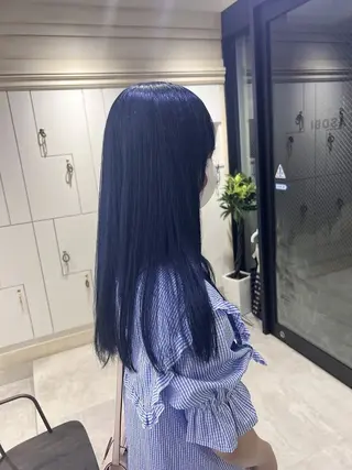 ロング カラー 透明感カラー/ kazusaのヘアスタイル