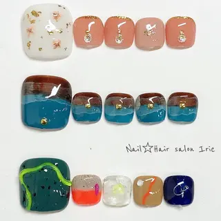 ネイル Hair salon Irie所属・與儀 知佳のネイルデザイン