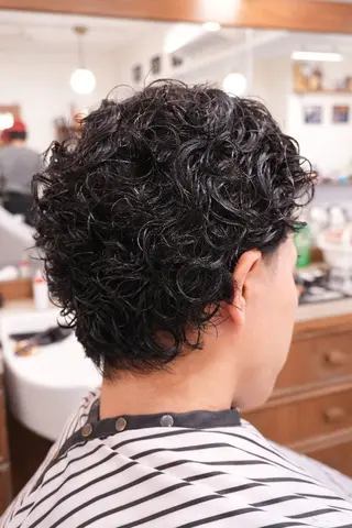 パーマ メンズ ヘアーサロンチョップ所属・💈吉祥寺バーバー YUのヘアスタイル